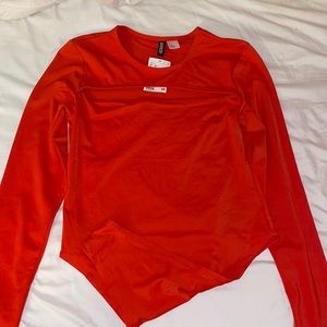 H&M Orange Bodysuit